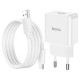 Hoco C106A Leisure Single Port Charger (With Typc C Cable) (TC-EW) (10.5W)